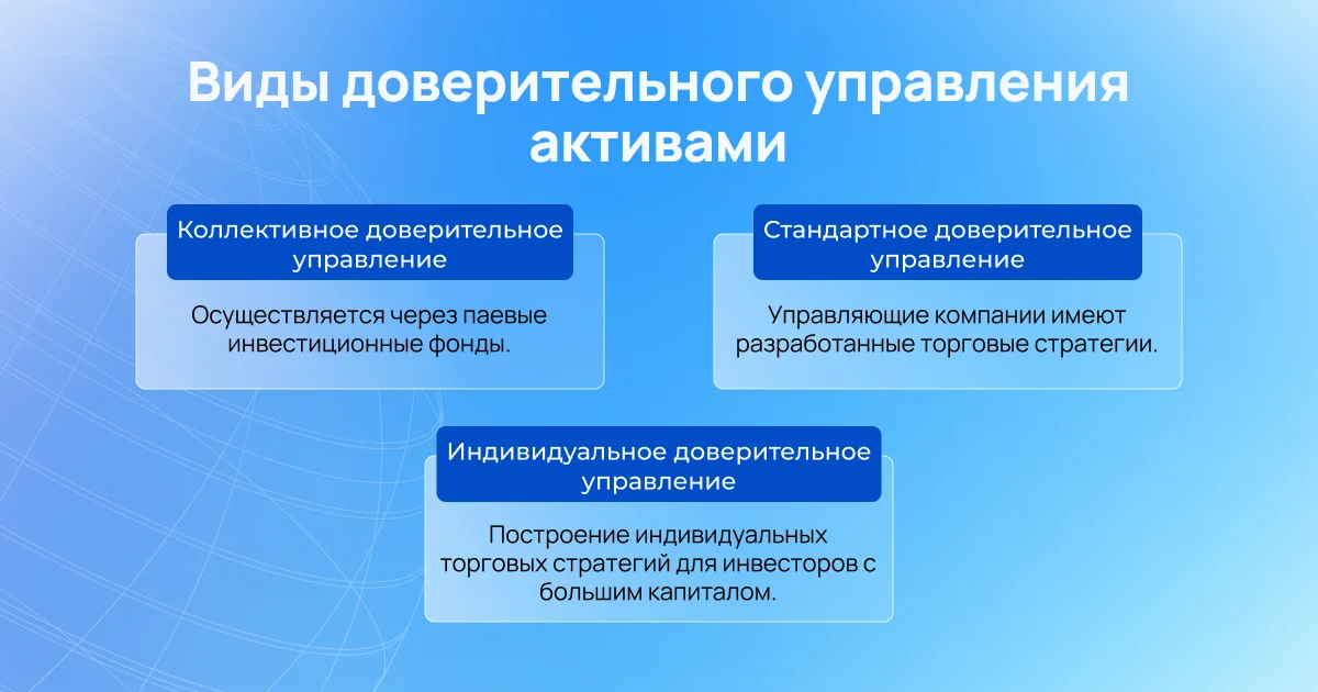 Виды управление активами. Виды доверительного управления. Доверительное управление активами. Формы доверительного управления. Счета доверительного управления это.